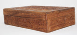Anglo Raj Hand Carved Wooden Decorative Jewelry Box