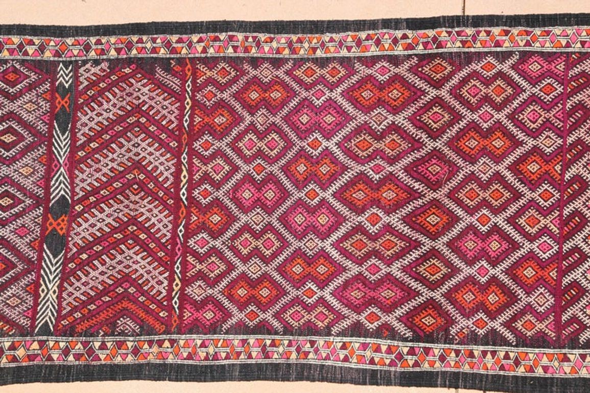 Moroccan African Tuareg Vintage Runner Rug