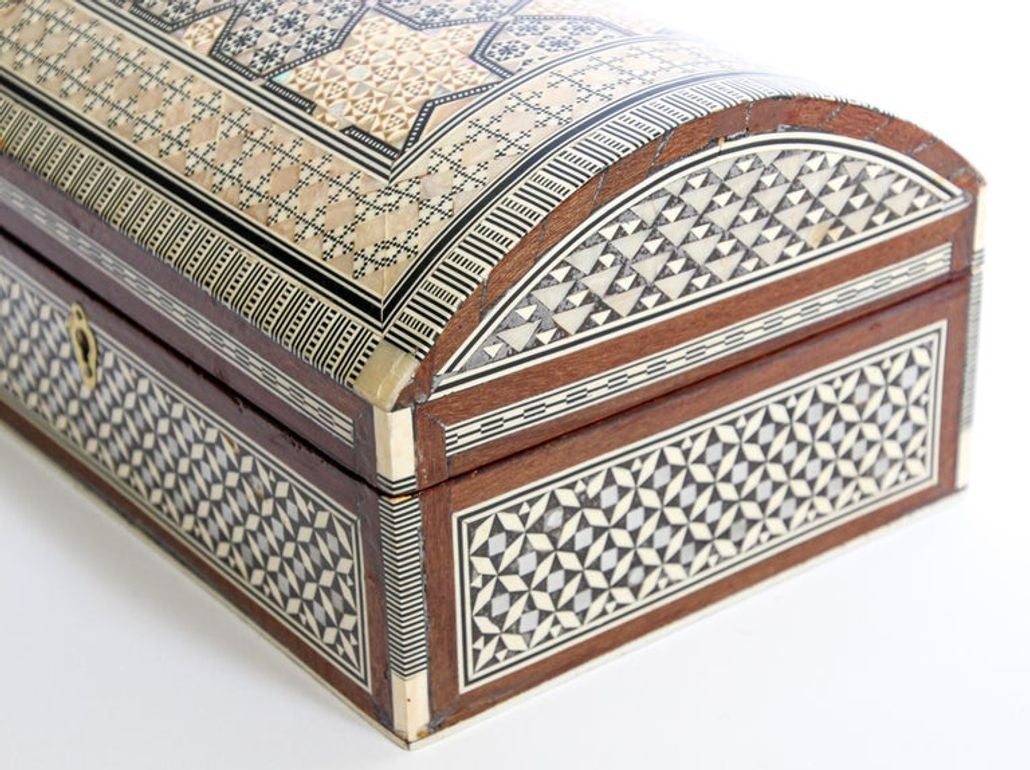 Handcrafted Middle Eastern Sadeli Jewelry Box