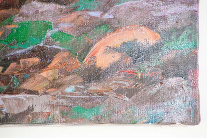 Native American Hunter with his Mustang Oil Painting — additional view 3