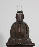 Moroccan Lantern in Metal and Clear Glass