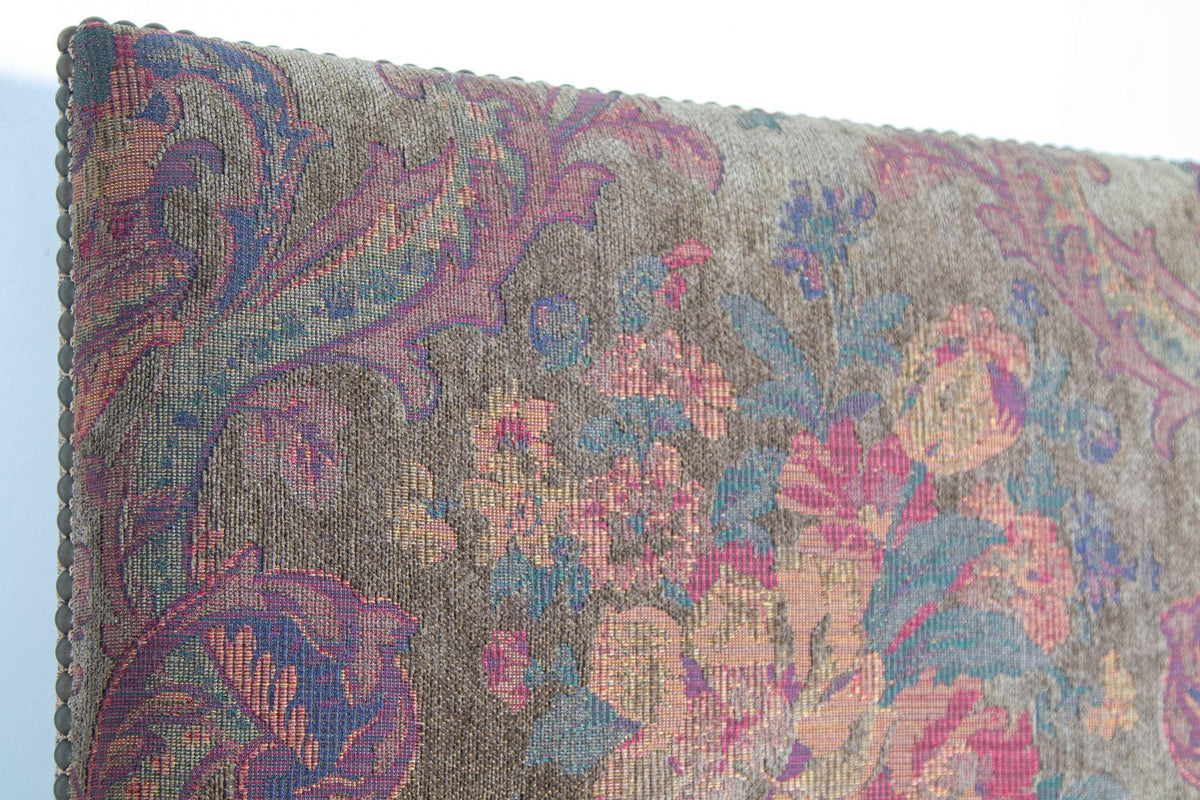 French Baroque Walnut Armchairs with Aubusson Upholstery, Circa 1930 — detail view 6