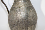 Islamic Tinned Copper Pitcher Middle Eastern Persian Antique 19th Century Ewer