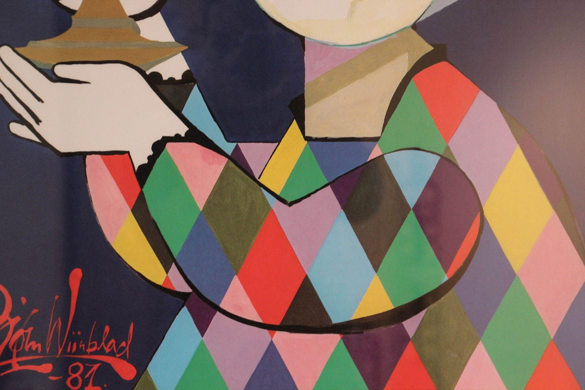 Vintage Bjorn Wiinblad Tivoli Gardens Poster Copenhagen, Denmark, 1981 — additional view 6