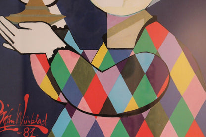 Vintage Bjorn Wiinblad Tivoli Gardens Poster Copenhagen, Denmark, 1981 — additional view 6