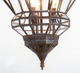 Moroccan Clear Glass Lantern Moorish Granada Spanish Style