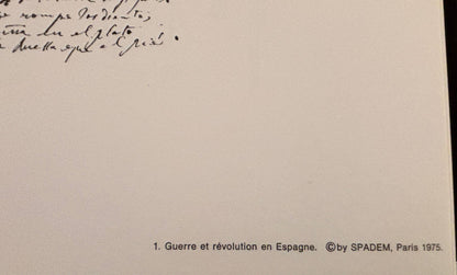 Guerre et Révolution en Espagne 1936-1939 Portfolio after Pablo Picasso 1975 — additional view 5
