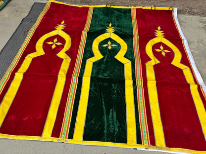 Hand-Crafted Moroccan Caidale Tent by Berber Tribes, 20 ft x 40 ft