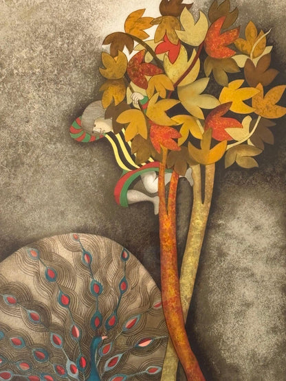 Graciela Rodo Boulanger Peacock For Sophie Signed and Numbered Lithograph 1979 — additional view 7