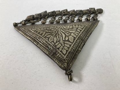 1920s Antique Silver Repousse Talisman Holder from Berber Tribes