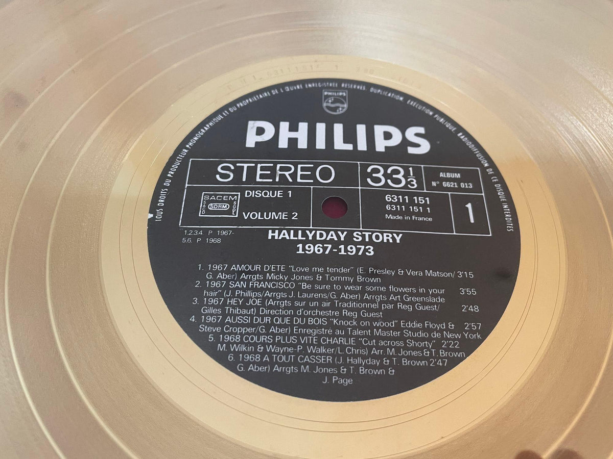 Official Gold Record Award France Johnny Halliday Story 1967-1973 Vol.2 — additional view 5
