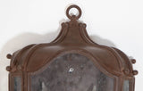 Iron Wall Lantern Antique Rust with Glass 1 of 6 for Outdoor European Style