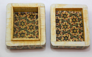 Handmade Vintage Wooden Khatam Indo Persian Box