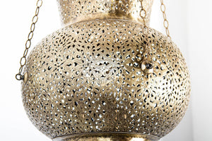 Moroccan Brass Chandelier Pendant Light Fixture Granada Moorish Style