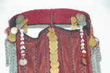 Islamic Face Veil, Egyptian Bedouin Desert Garment Nikab Framed Collectible