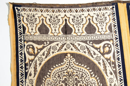 Antique Moroccan Moorish Silk Textile Tapestry Wall Hanging Hiti 19th C.