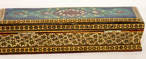 Micro Mosaic Moorish Inlaid Jewelry Pen Box