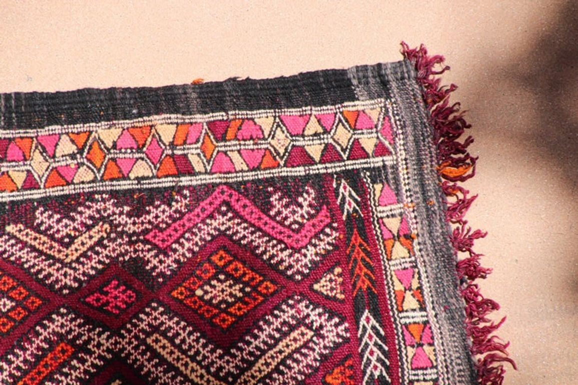 Moroccan African Tuareg Vintage Runner Rug