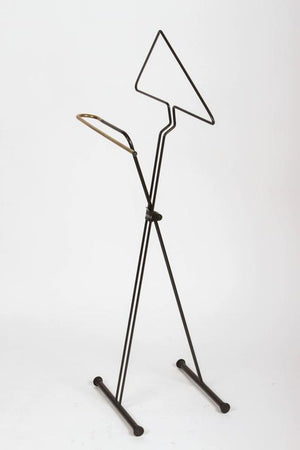 Vintage Folding Valet Metal Stand by Fratelli Reguitti the 1950s