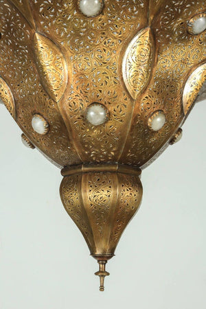 Moroccan Brass Pasha Chandelier