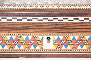 Middle Eastern Mosaic Moorish Box Inlaid