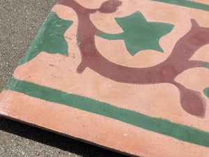 Moroccan Encaustic Cement Vintage Tile Sample