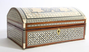 Handcrafted Middle Eastern Sadeli Jewelry Box