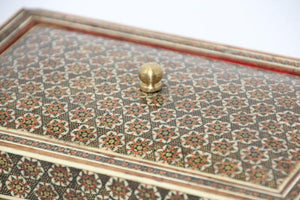 Moorish Decorative Sadeli Micro Mosaic Inlaid Jewelry Box