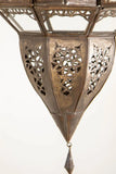 Moroccan Hanging Glass Lantern in Moorish Star Shape