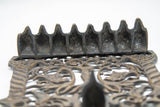 North-African Brass Hanukkah Lamp Menorah Oil Lamp Judaica Morocco 19th Century