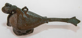 Antique Indian Bronze Parrot Figure oil Lamp Rajasthan 19th Century