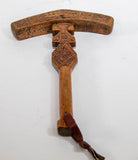 Moroccan Berber Wooden Sugar Hammer Marteau a Sucre Deggaga