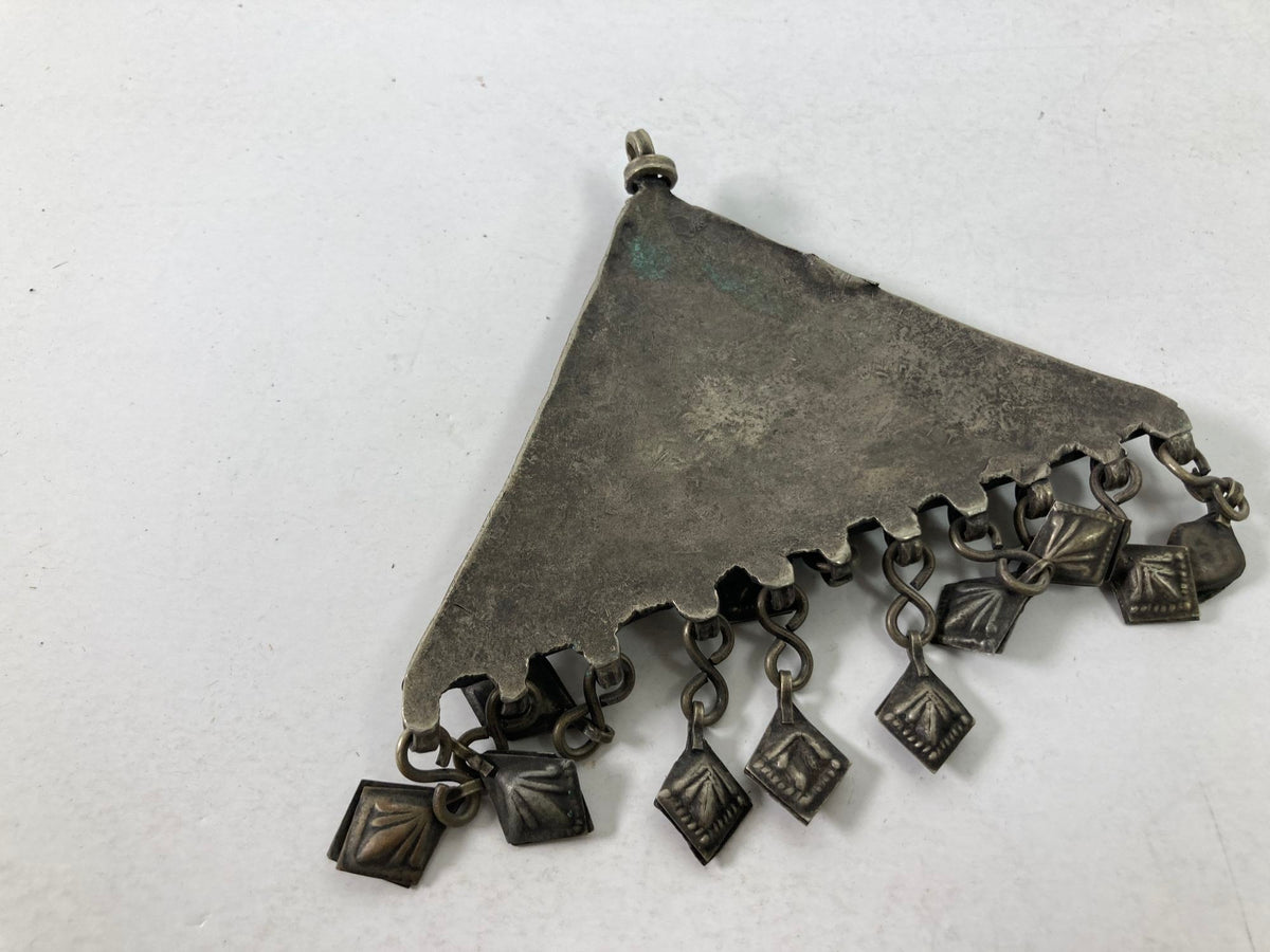 1920s Antique Silver Repousse Talisman Holder from Berber Tribes