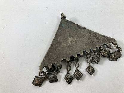 1920s Antique Silver Repousse Talisman Holder from Berber Tribes