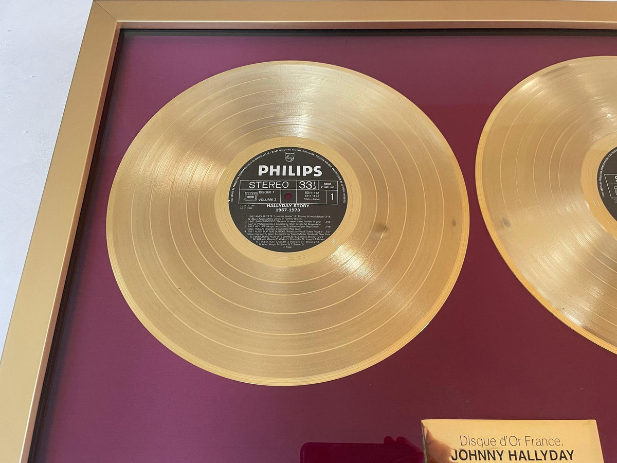 Official Gold Record Award France Johnny Halliday Story 1967-1973 Vol.2 — additional view 6