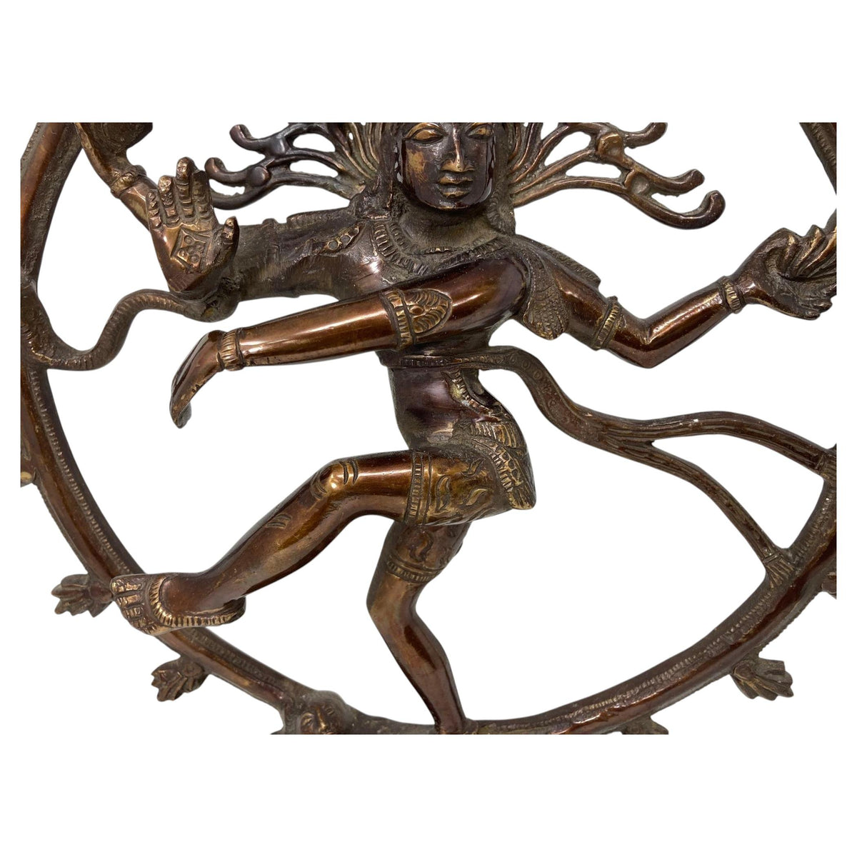 Asian Dancing Hindu Bronze Copper Shiva Nataraja Circa 1950 — additional view 14