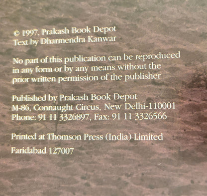 Rajasthan Large Hardcover Book by Dharmendra Kanwar 1997