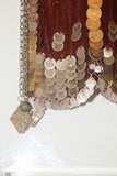Islamic Face Veil, Egyptian Bedouin Desert Garment Nikab Framed Collectible