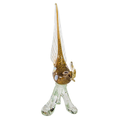 Italian Murano Art Glass Pheasant Bird Sculpture 1960s — additional view 13