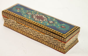 Micro Mosaic Moorish Inlaid Jewelry Pen Box