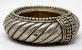 Antique Ethnic North African Moroccan Silver Anklet Ashtray Catchall Dish
