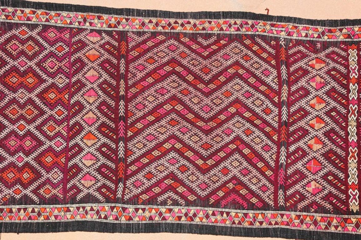 Moroccan African Tuareg Vintage Runner Rug
