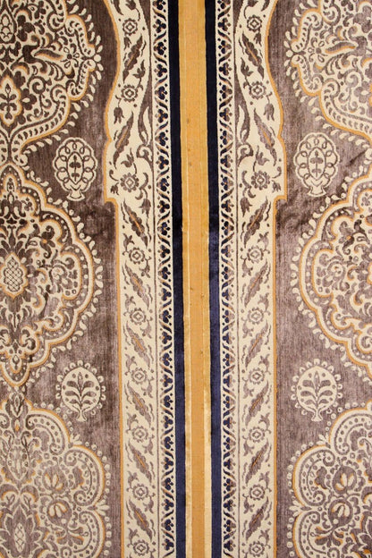 Antique Moroccan Moorish Silk Textile Tapestry Wall Hanging Hiti 19th C.