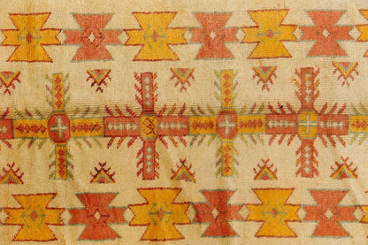 Vintage Moroccan Beni M'Guild Rug Runner, Hand-Woven Wool, 1960s