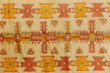 Moroccan Orange Vintage Beni MGuild Rug 1960s