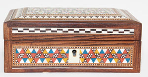 Middle Eastern Mosaic Moorish Box Inlaid