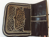 Collectible Vintage Hand-tooled Leather African Berber Tribal Moroccan Bag 1960's