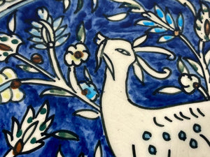 Jerusalem Polychrome Hand Painted Ceramic Plate