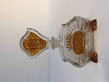 Vintage 1930s Art Deco Karl Palda Crystal Vanity Set of Three Pieces