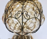 Murano Glass Italian Table Lamp by Marbro